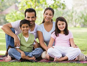 Happy family. Link to Gifts That Pay You Income